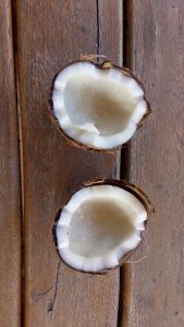 rozbity kokos